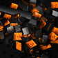Orange on Black ISO DE Tastenkappen Set (99-key) Details