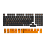 Orange on Black ISO DE Tastenkappen Set (99-key)