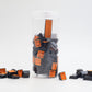 Orange on Black ISO DE Tastenkappen Set (99-key) in the Jar Details