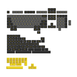 Black & Gold ABS SAL Tastenkappen Set (195 Tasten)