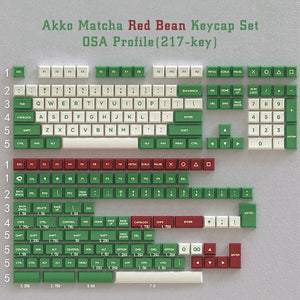 Matcha Red Bean Tastenkappen Set