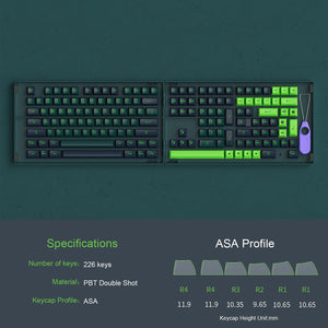 Wavez Tastaturkappen Set (226 Tasten)