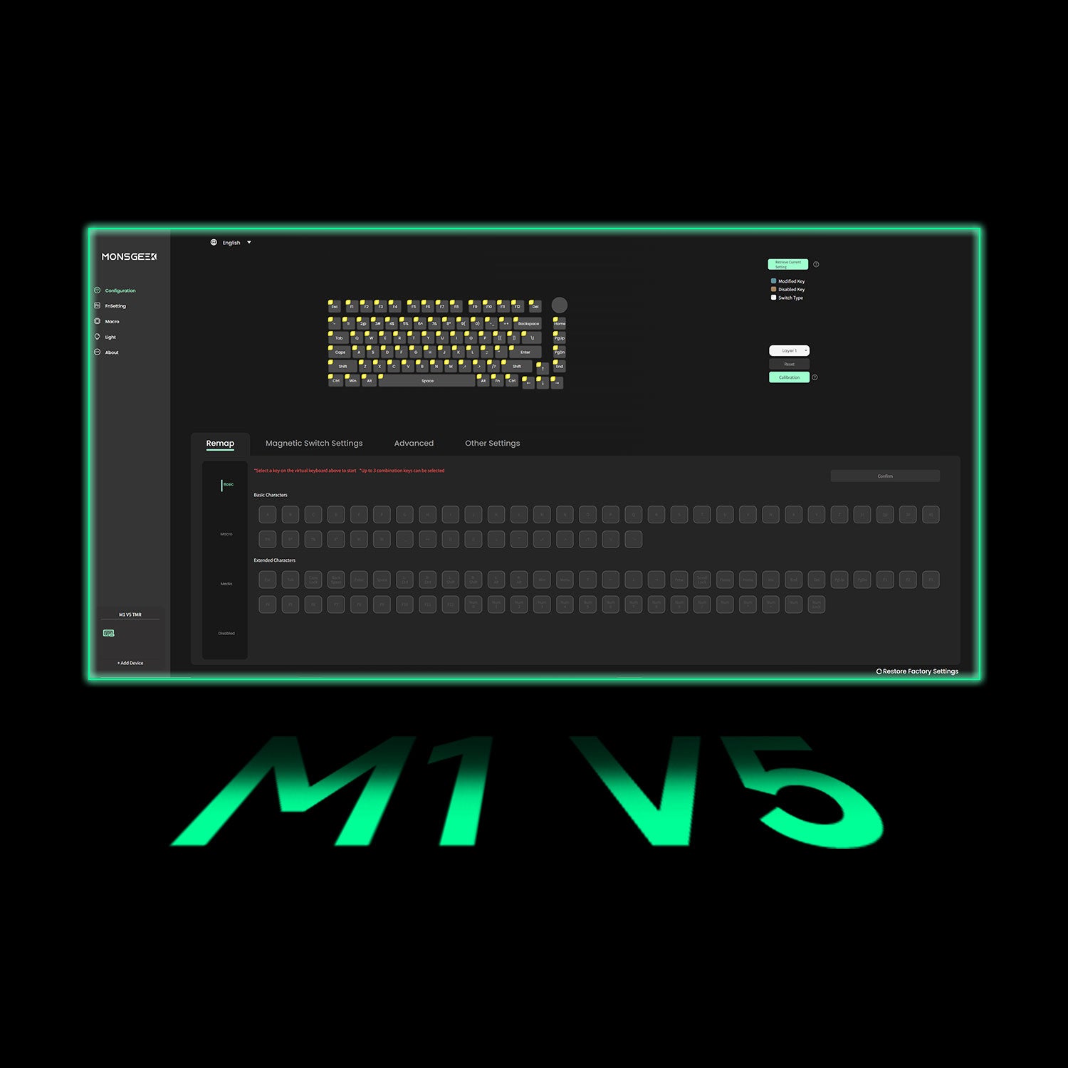 Monsgeek M2 V5 HE Magnetic Keyboard Driver