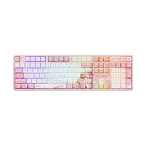 sakura miku 5108b plus pink mechanical keyboard with rgb