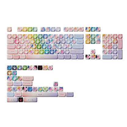 Kitty Paws Keycap Set (142-Keys)