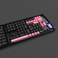 Black & Pink The Dancer Version Keycap Set (229 Keys)