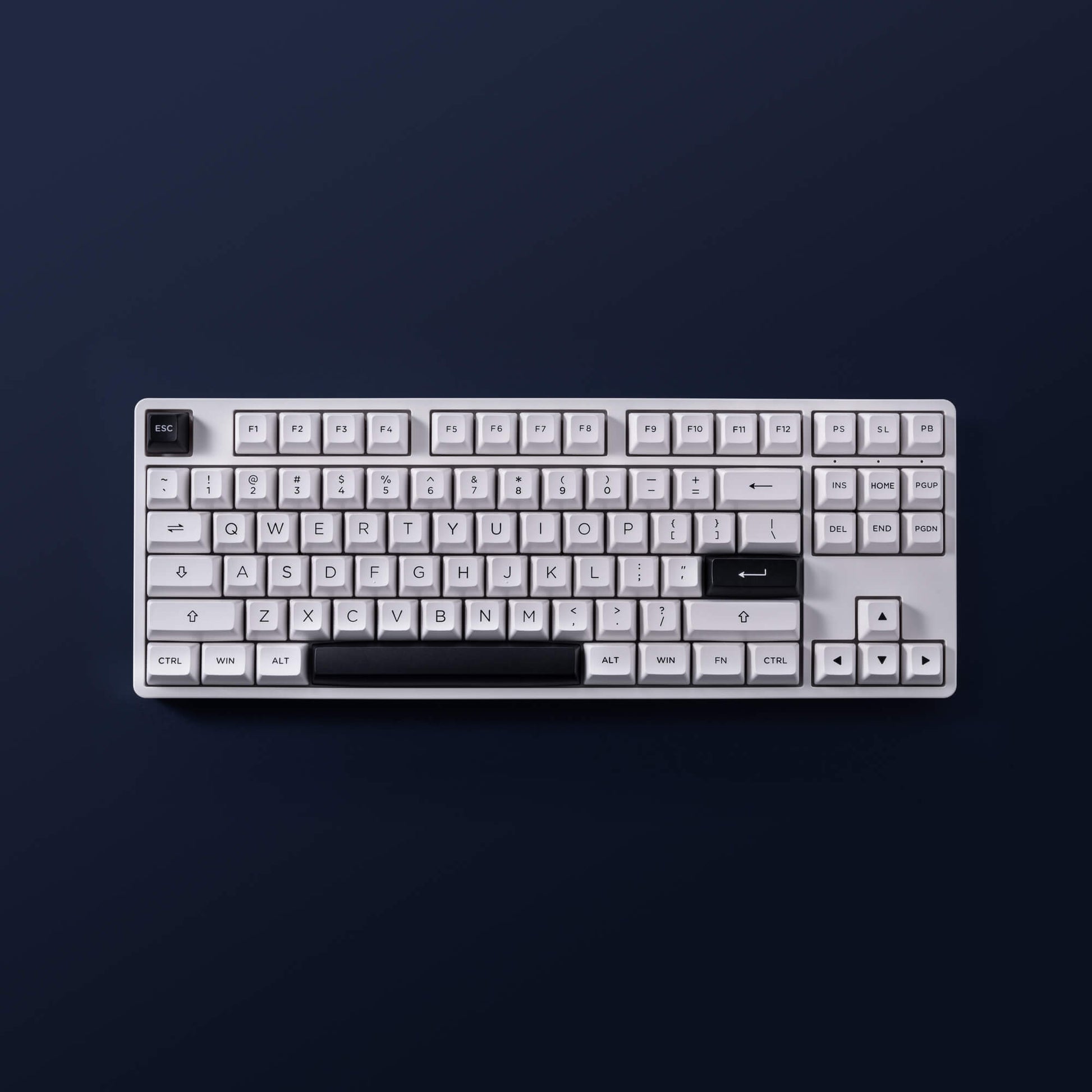 5087S VIA Keyboard black and white theme