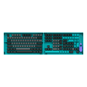 Black & Cyan Tastenkappen Set (197 Tasten)