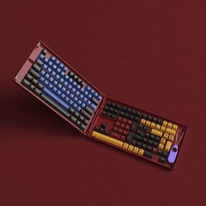 Red & Blue Samurai Tastenkappen-Set (226 Tasten)