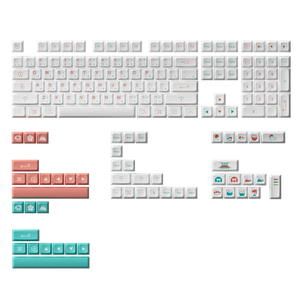 Red Fuji keycap set (161 keys)