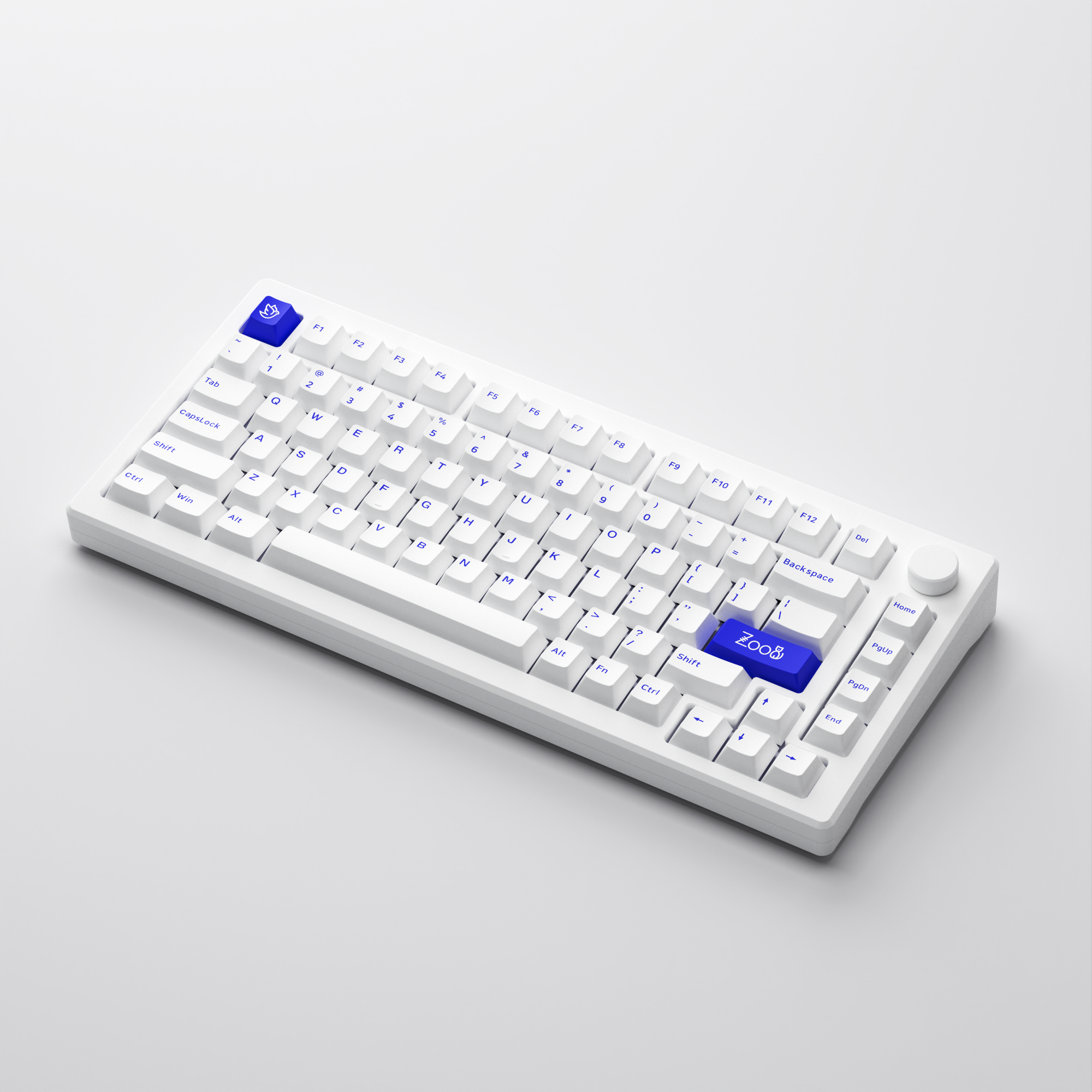 MOD 007 PC Blue on White