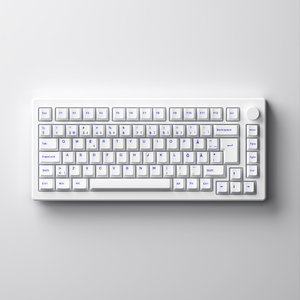 MOD 007 PC Blue on White ISO DE/UK/Nordic